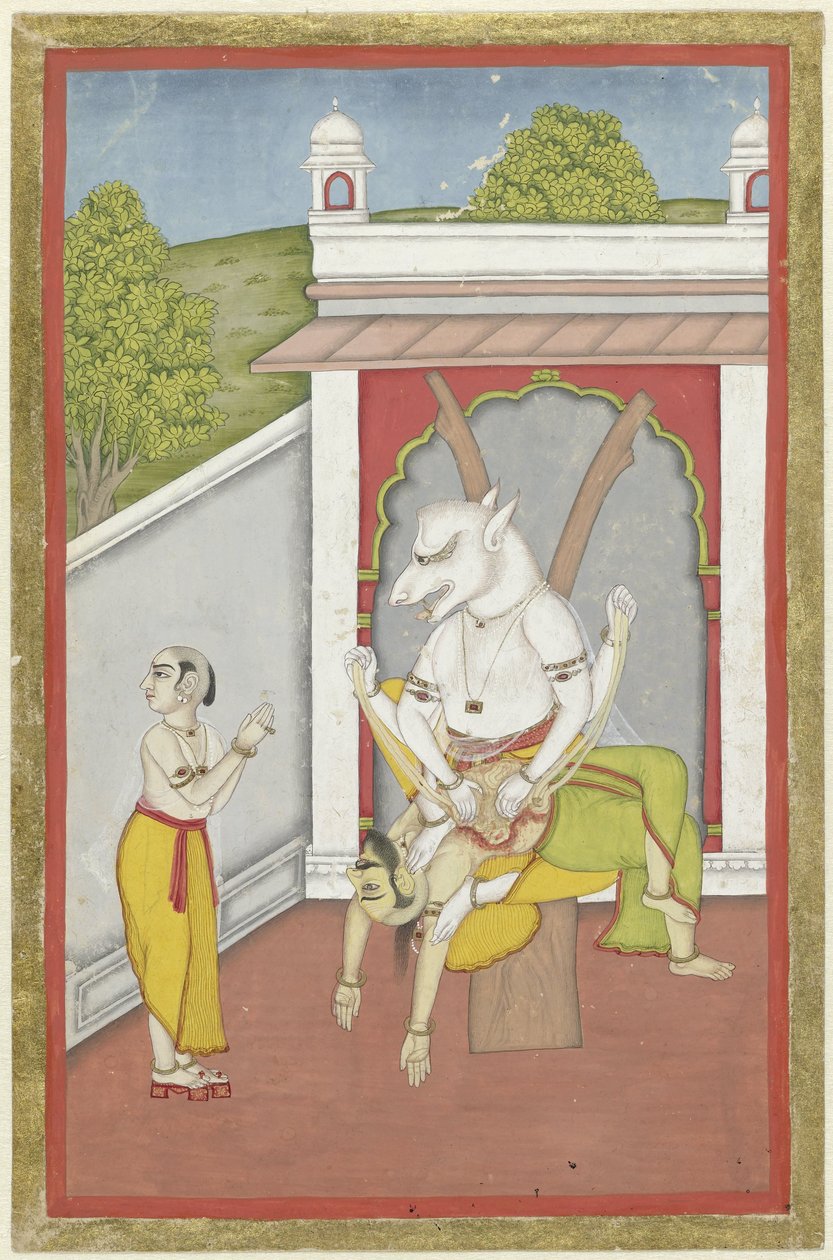Narasimha (de man-leeuw incarnatie van Vishnu) door Anonymous