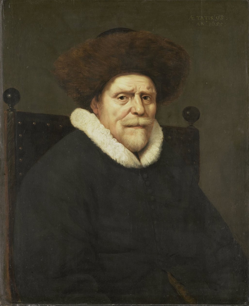 Portret van een man door Anonymous