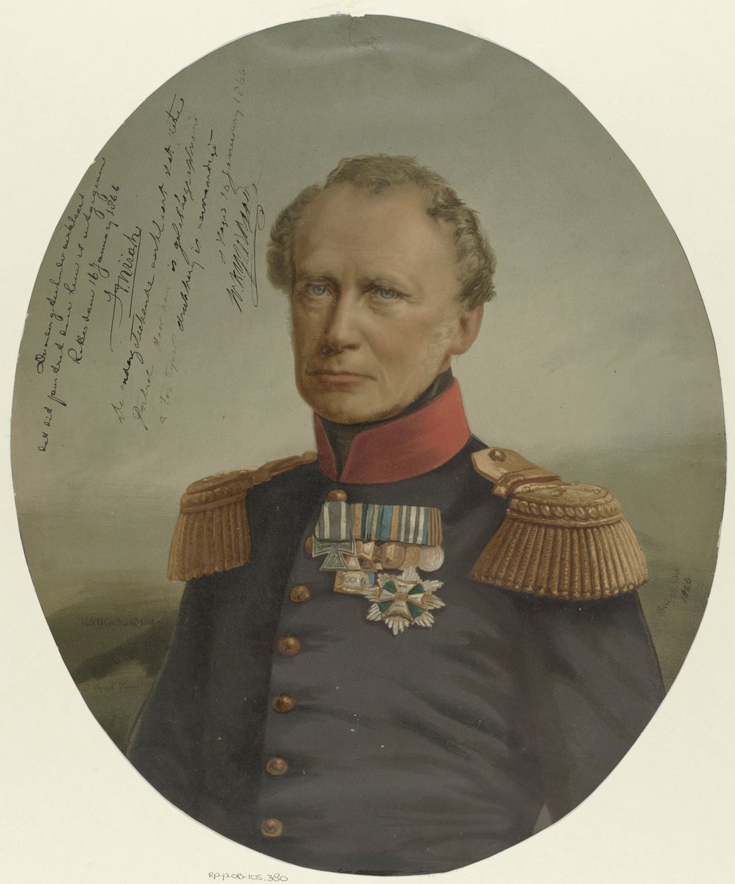 Portret van Frederik, prins der Nederlanden door Anonymous