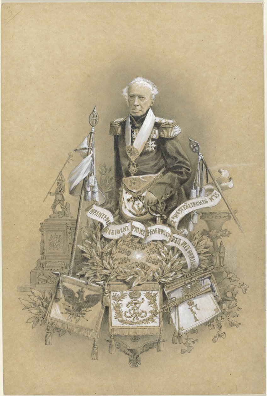 Portret van Frederik, prins der Nederlanden door Anonymous