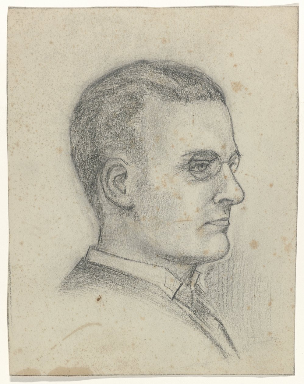 Portret van R.J. Boers door Anonymous