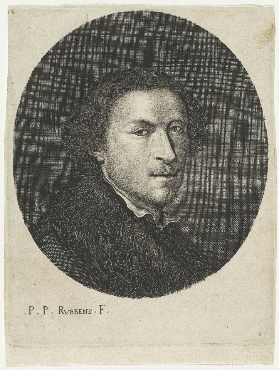 Portret van een onbekende man door Anonymous