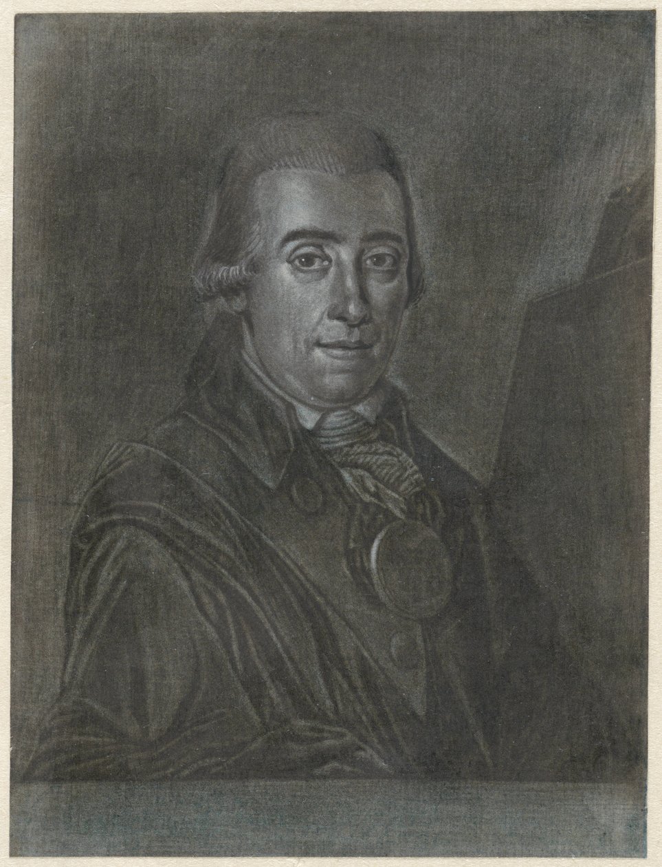 Portret van een schilder door Anonymous