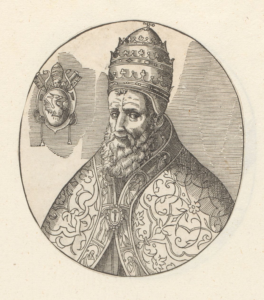 Portret van paus Gregorius XIII door Anonymous