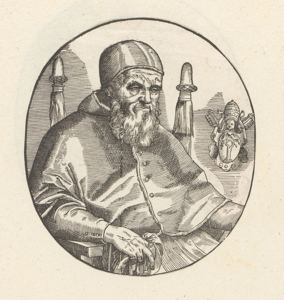 Portret van paus Julius II door Anonymous