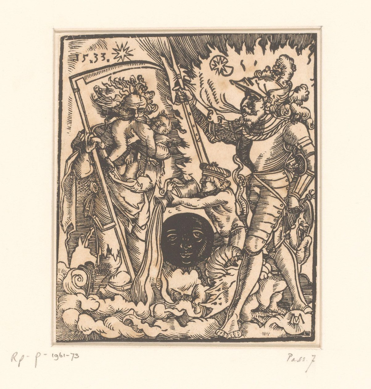 Saturnus en Mars door Anonymous