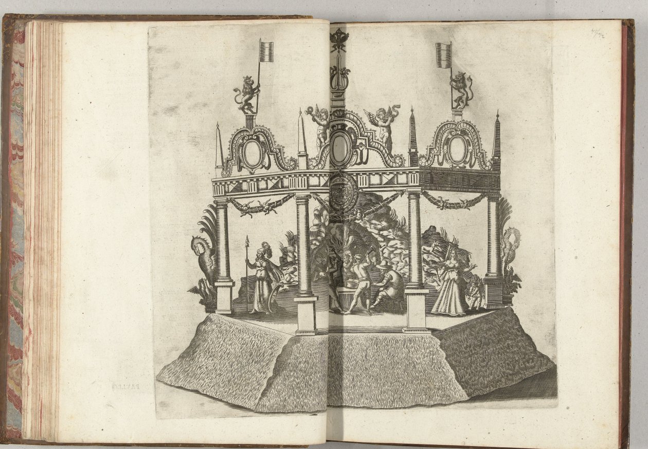 Toneel met de smidse van Vulcanus, 1594 door Anonymous