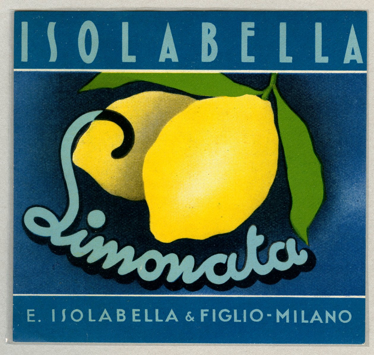 Advertentie voor Italiaanse limonade door Anonymous Anonymous