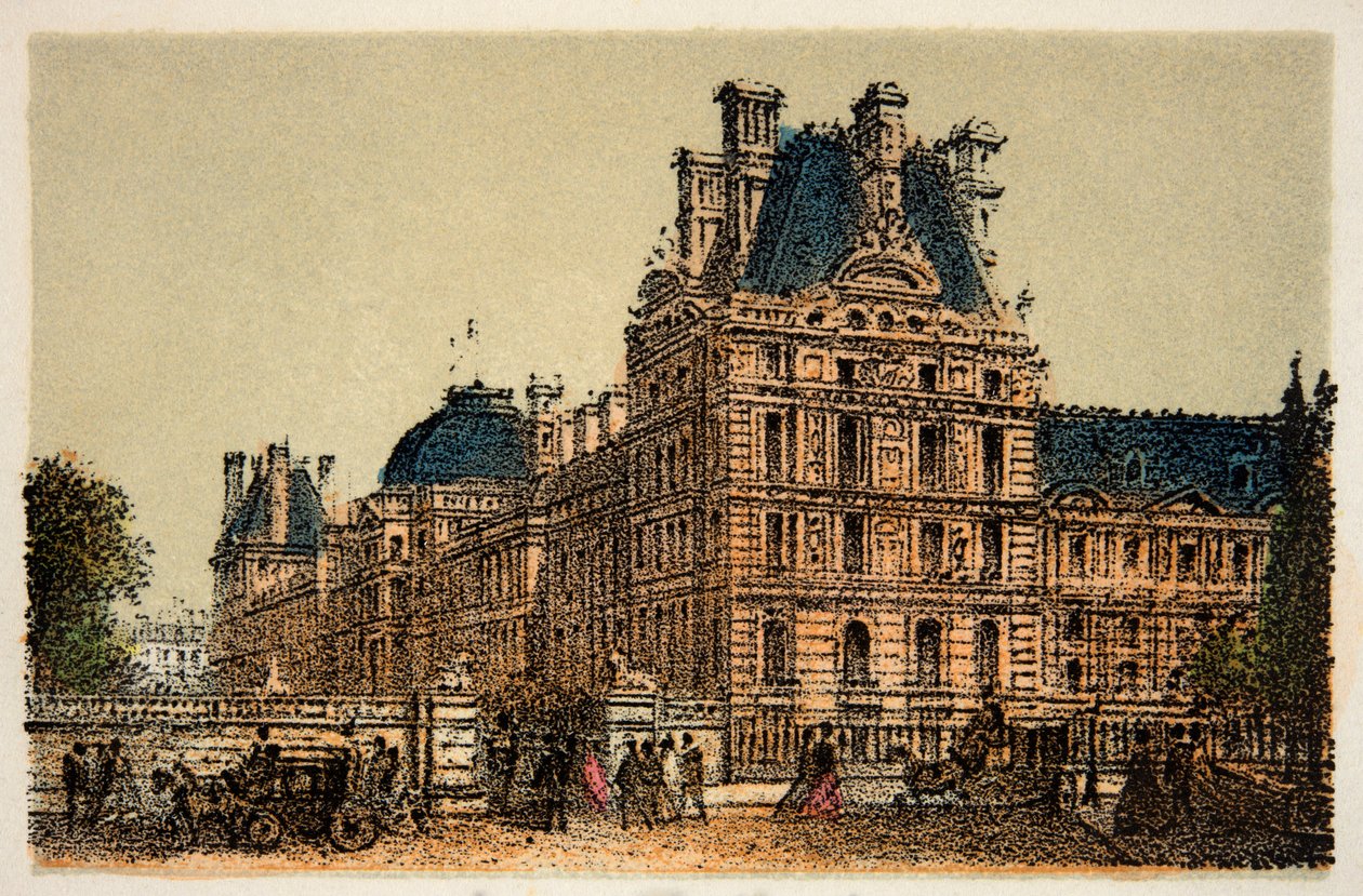 Parijs 1874: Les Tuileries, Privécollectie door Anonymous Anonymous