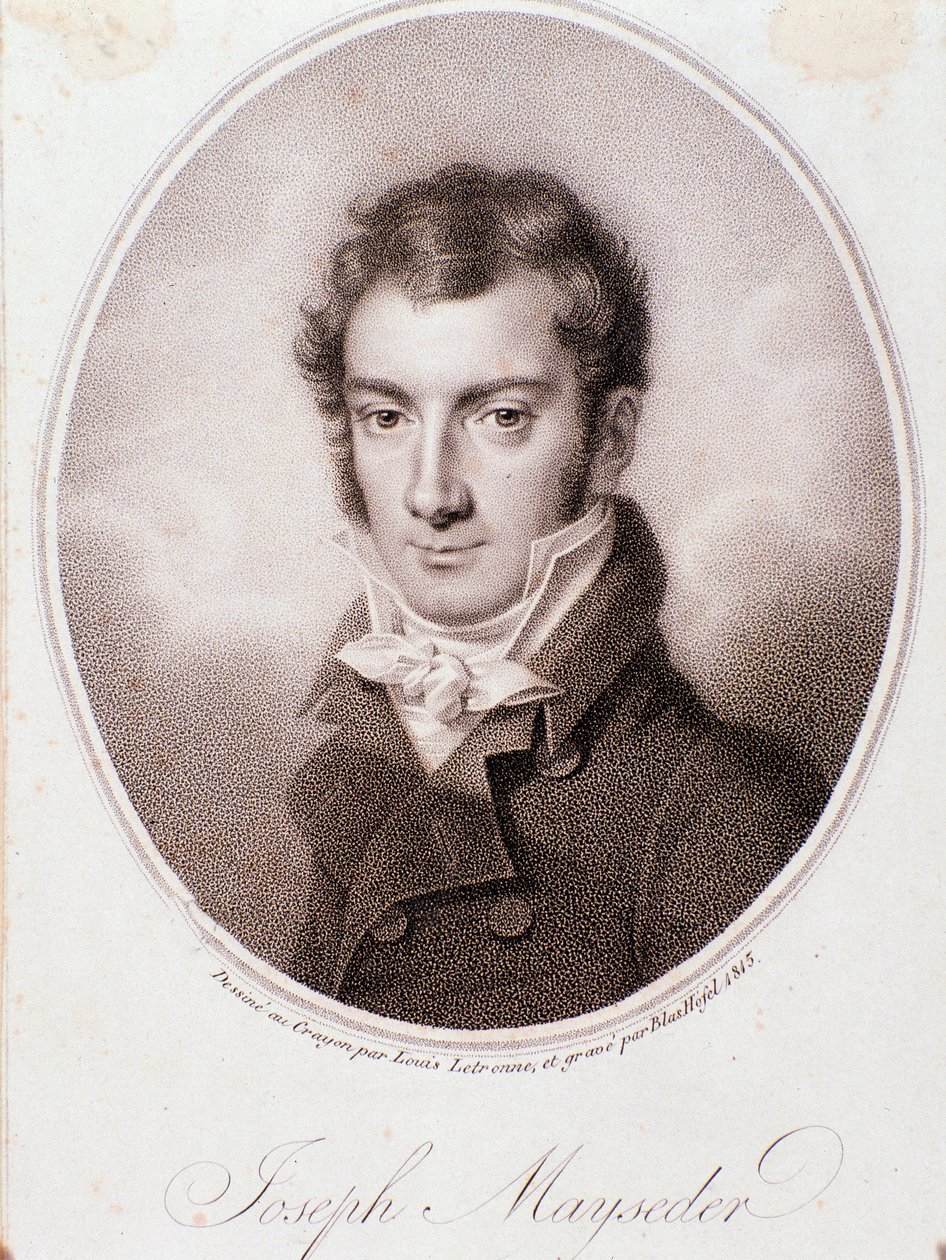 Portret van Joseph Mayseder door Anonymous Anonymous