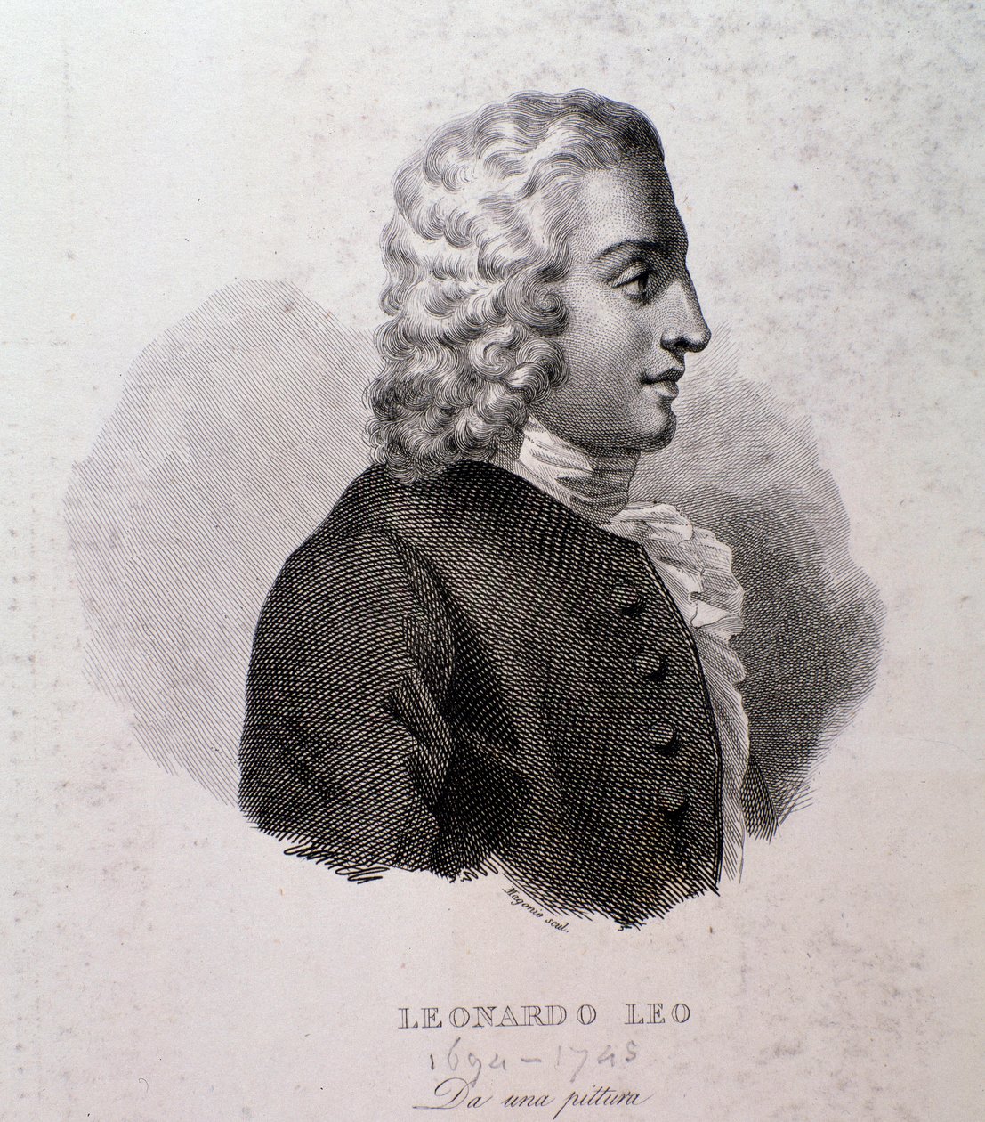 Portret van Leo Leonardo (gravure) door Anonymous Anonymous