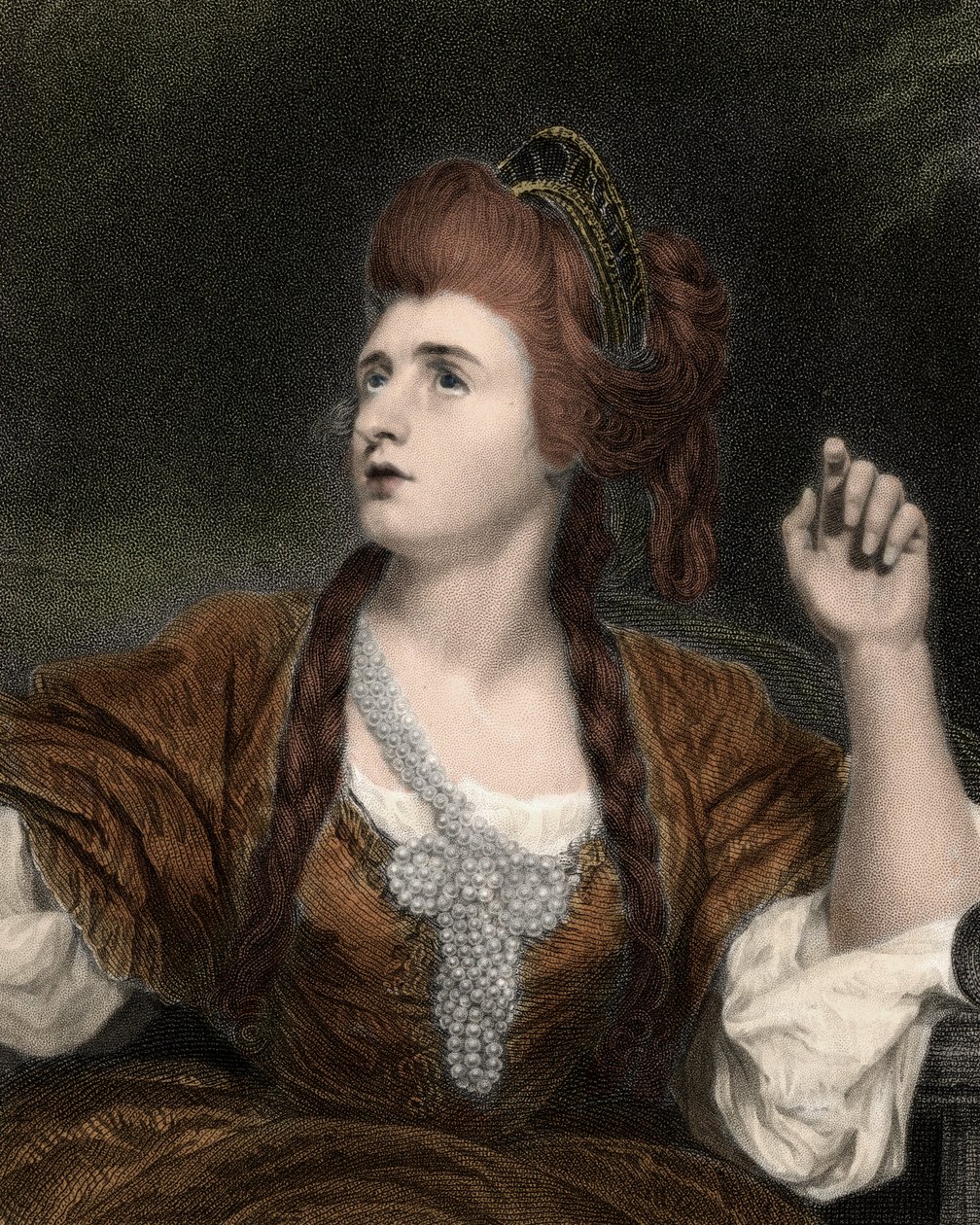 Portret van Sarah Siddons door Anonymous Anonymous