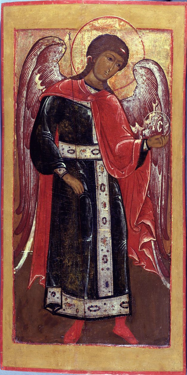 Sint Michaël de Aartsengel door Anonymous Russian icon painter