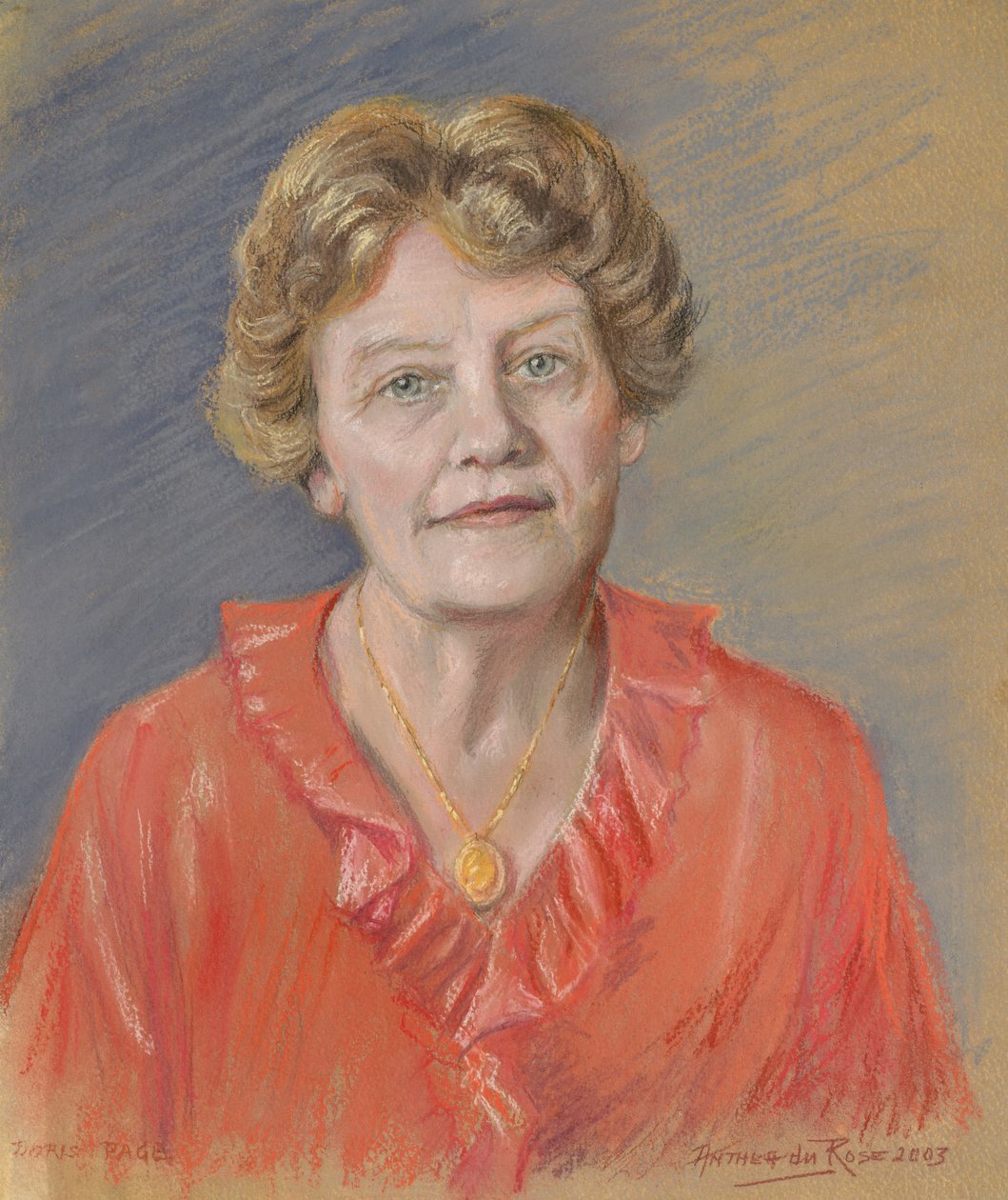 Mevrouw Doris Page door Anthea Durose