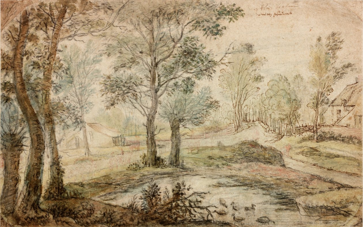 Landschap door Anthonie Waterloo