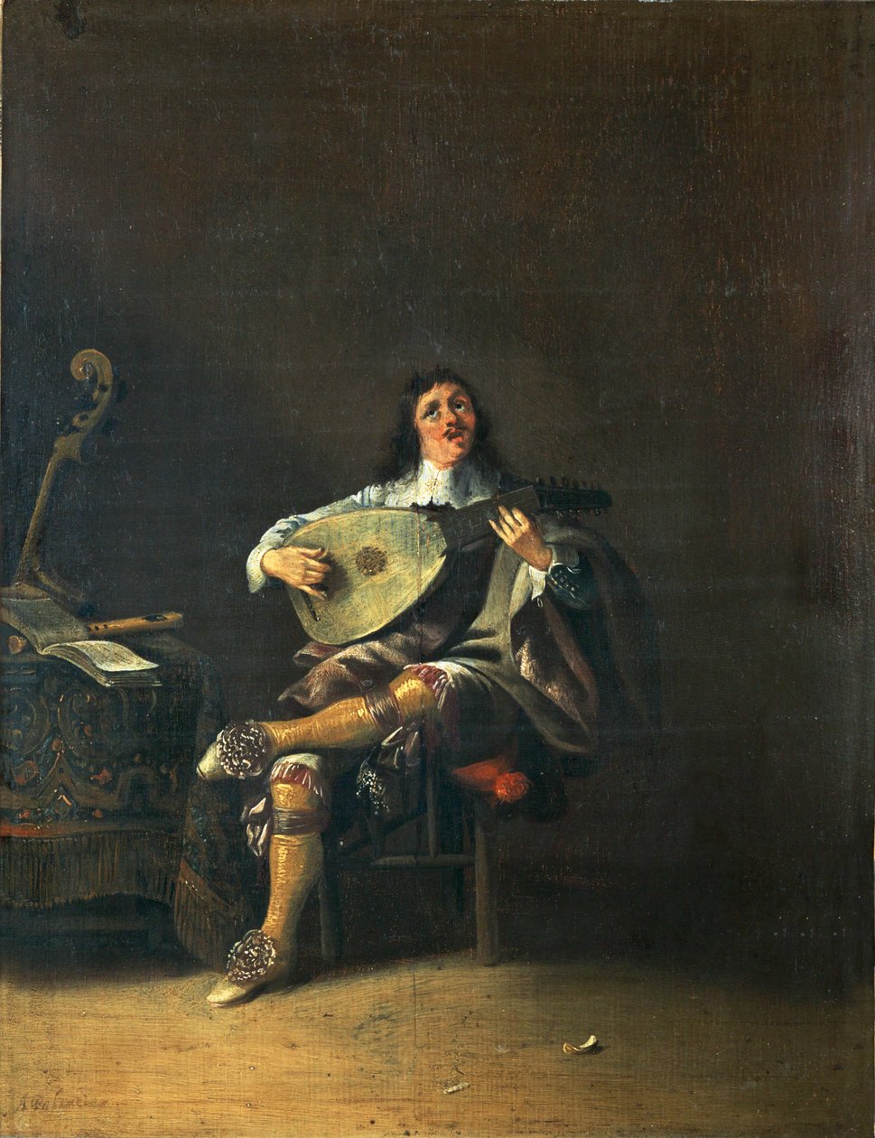 De vijf zintuigen: horen ... door Anthonie (1601 73) Palamedesz