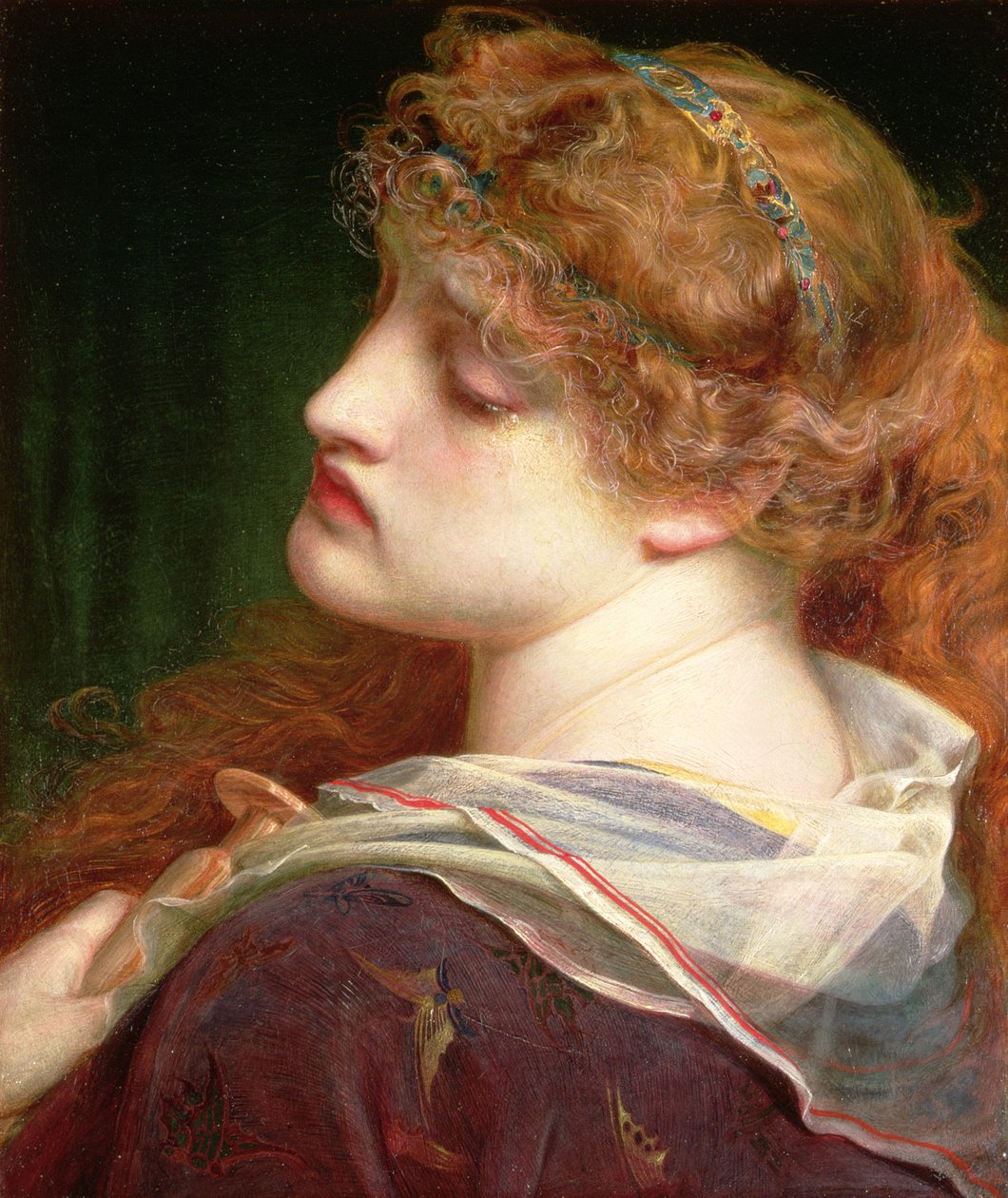 Maria Magdalena, 1862 door Anthony Frederick Augustus Sandys