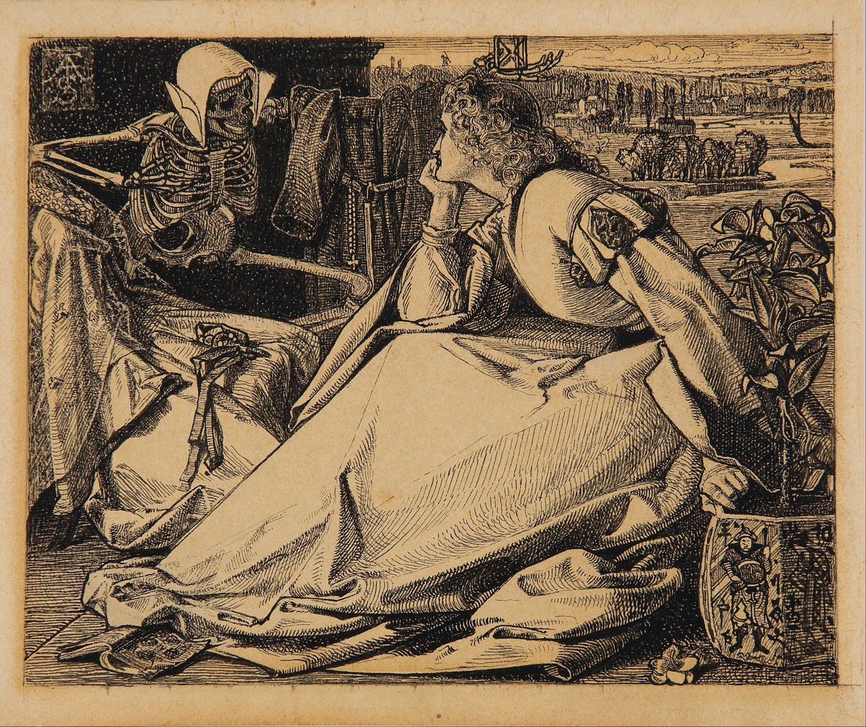 Tot haar dood door Anthony Frederick Augustus Sandys