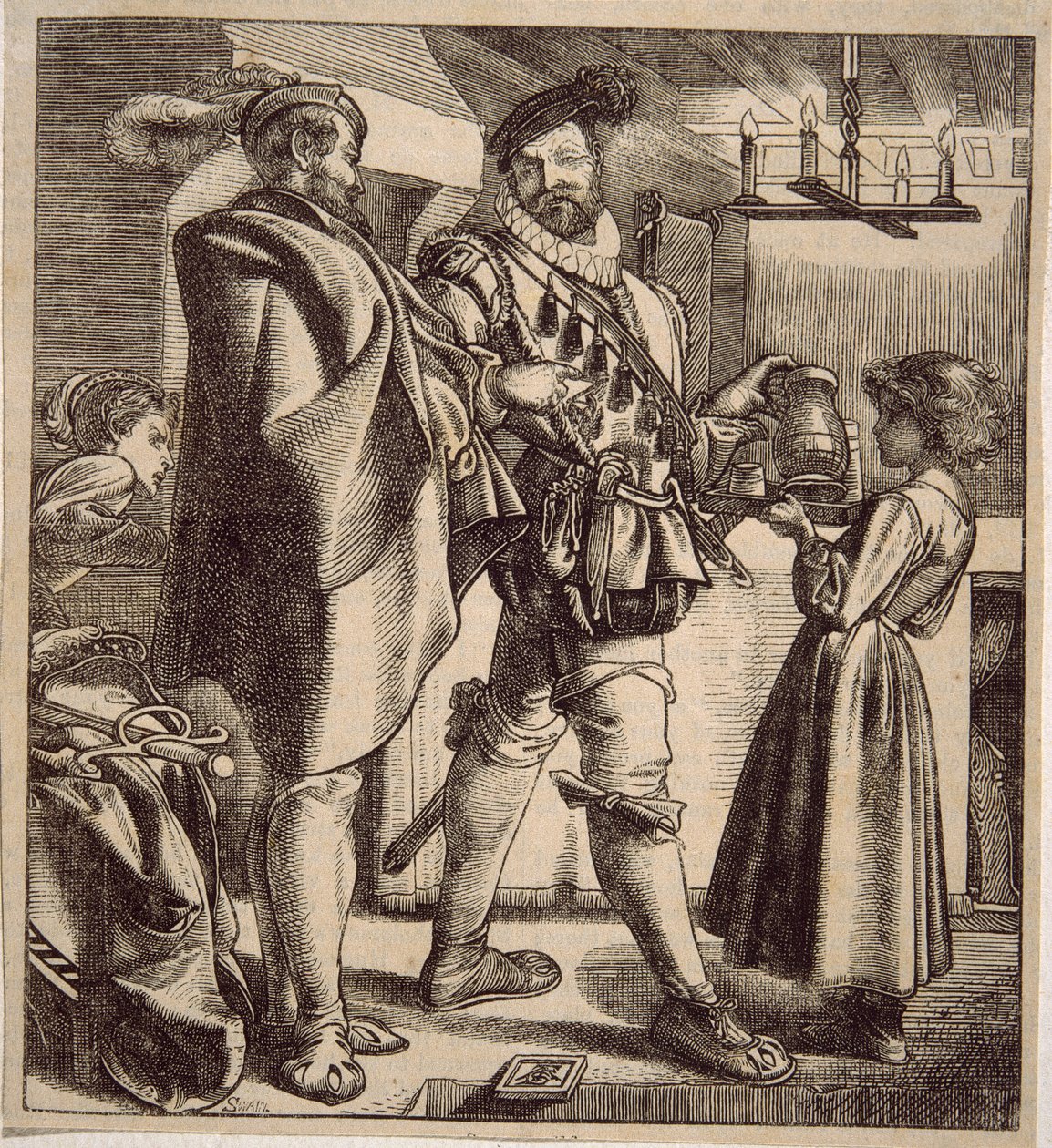 Jacques de Caumont (1558-1652) door Anthony Frederick Augustus Sandys