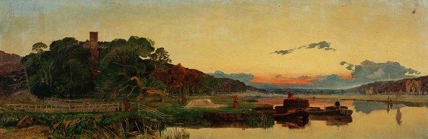 Whittingham: Herfst door Anthony Frederick Augustus Sandys