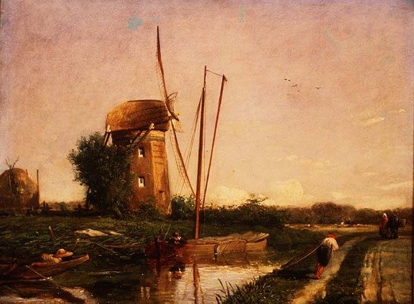 Een molen in Den Haag door Anthony Mark