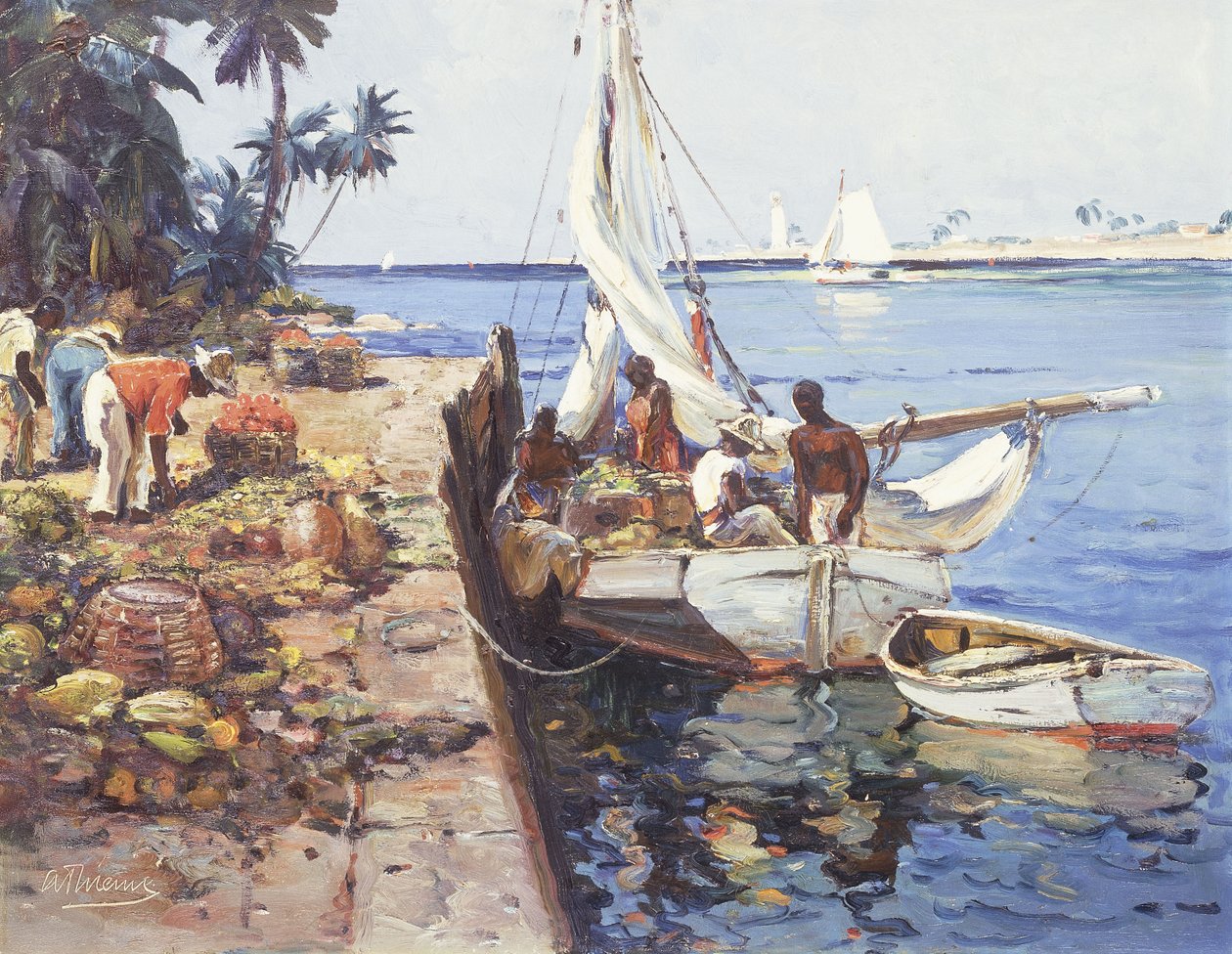 De Landing Pier, Nassau, Bahama