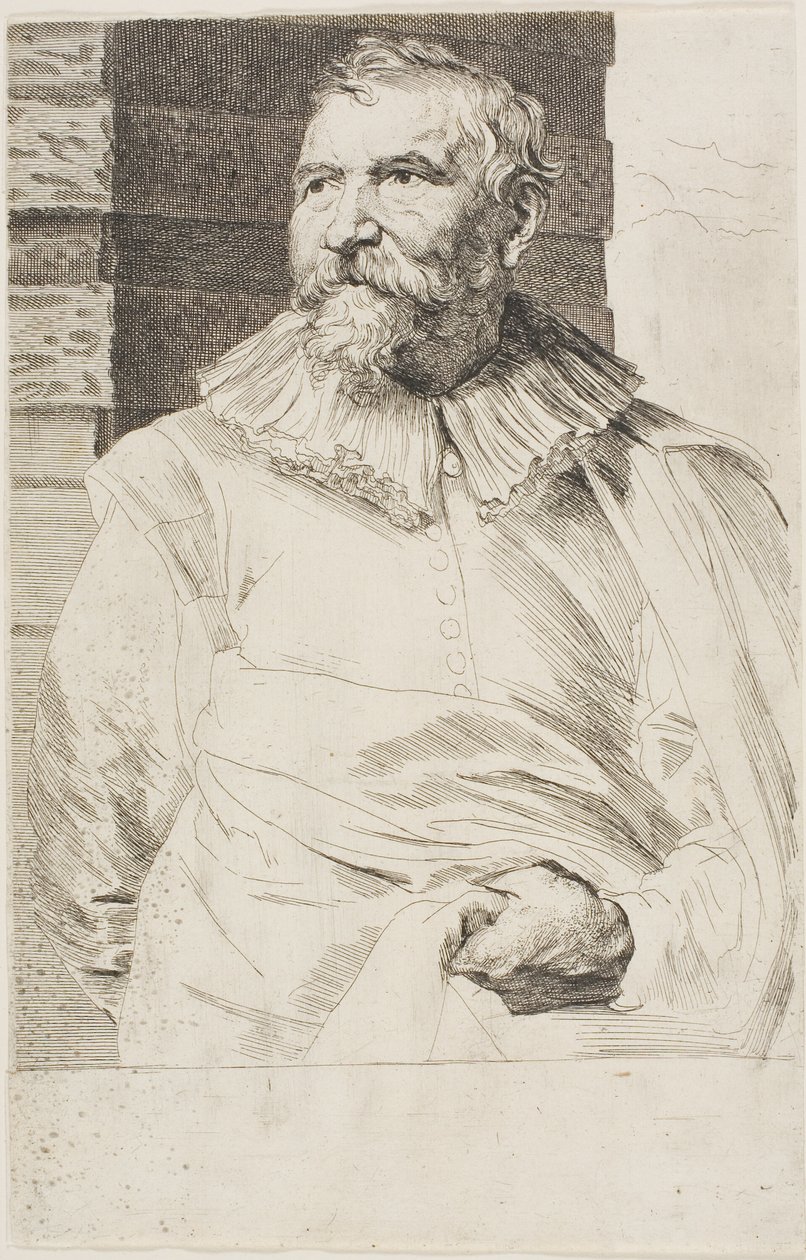 Adam van Noort door Anthony van Dyck