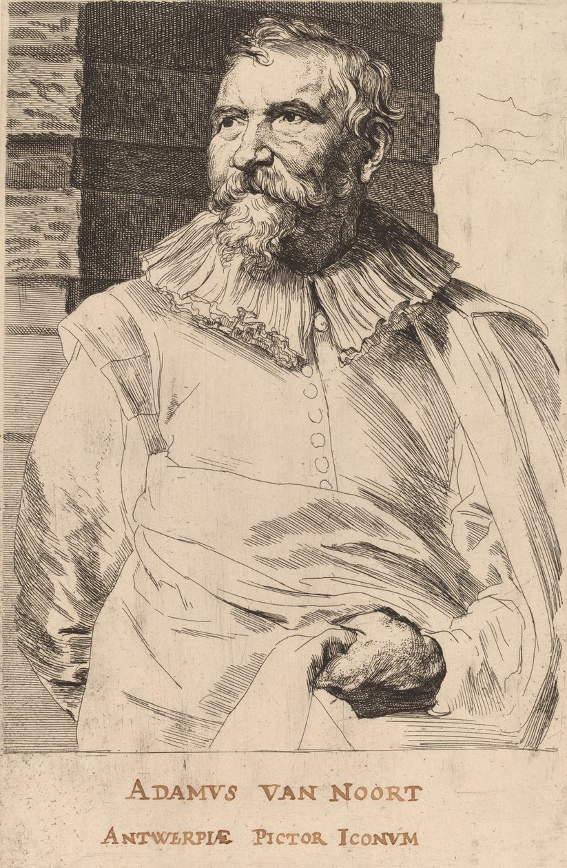 Adam van Noort, waarschijnlijk 1626-1641 door Anthony van Dyck