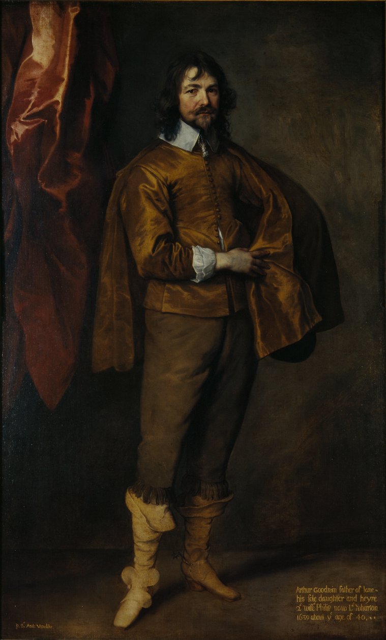 Arthur Goodwin, M.P. door Anthony van Dyck