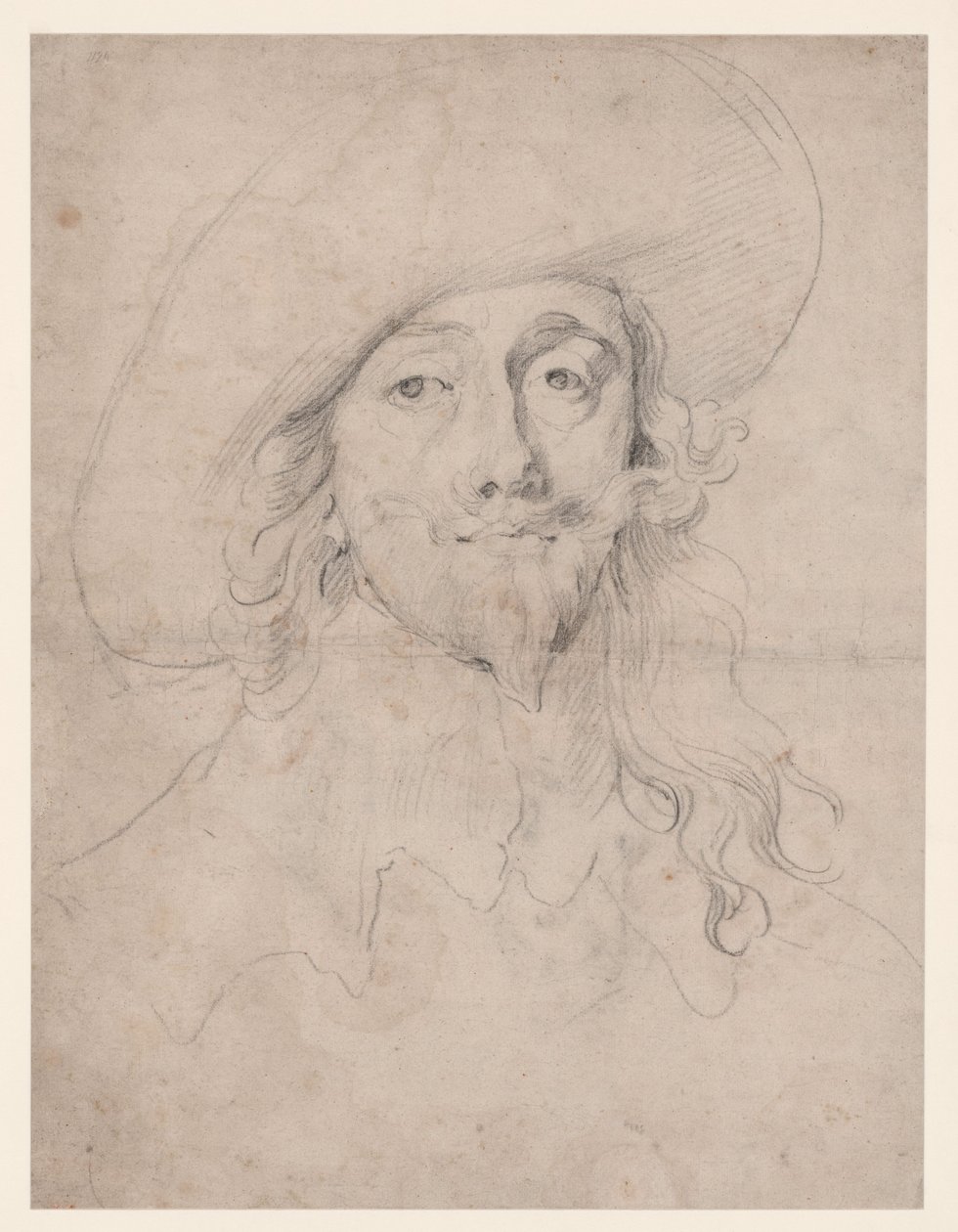 Karel I, ca. 1632-36 door Anthony van Dyck