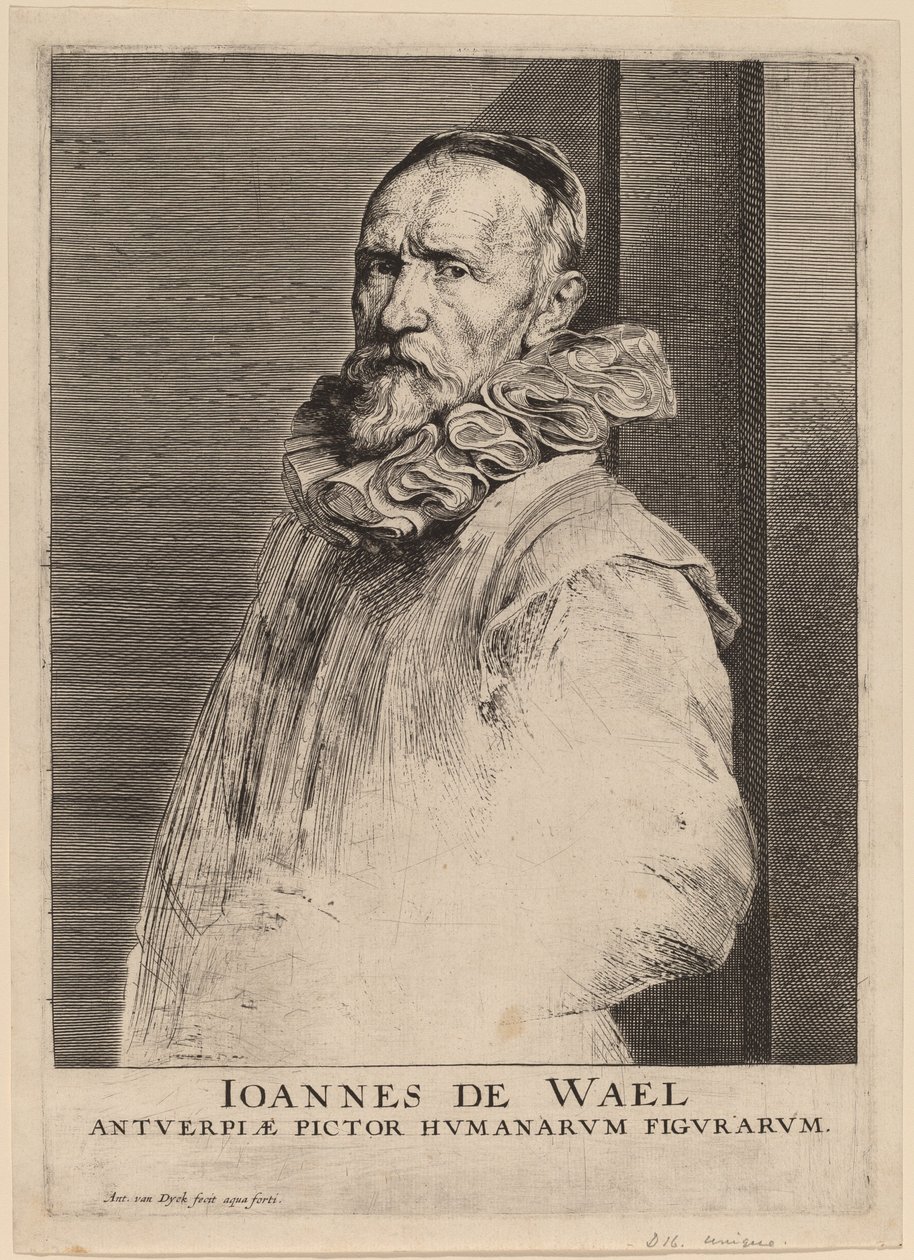 Jan de Wael, waarschijnlijk 1626-1641 door Anthony van Dyck