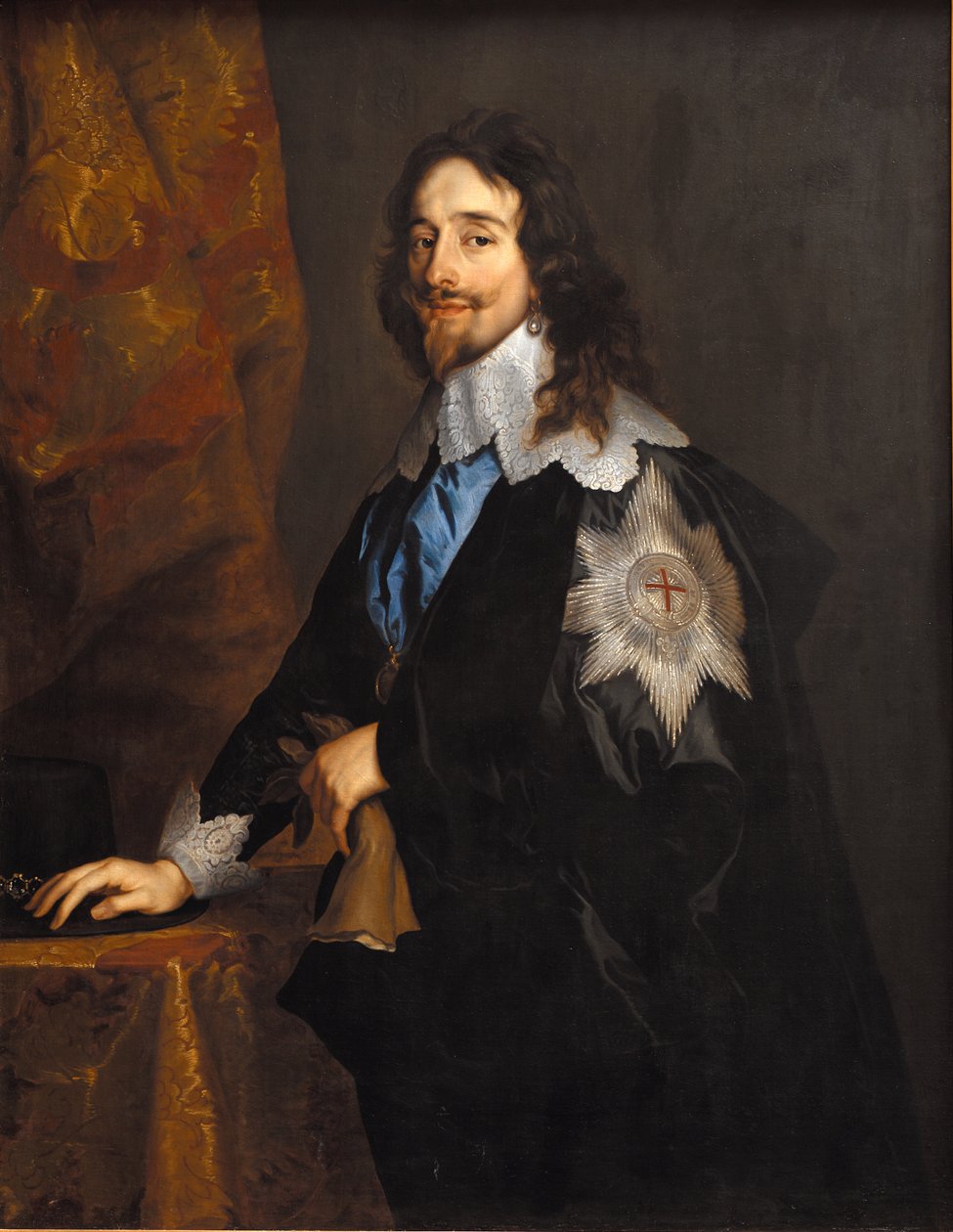 Koning Karel I van Engeland door Anthony van Dyck