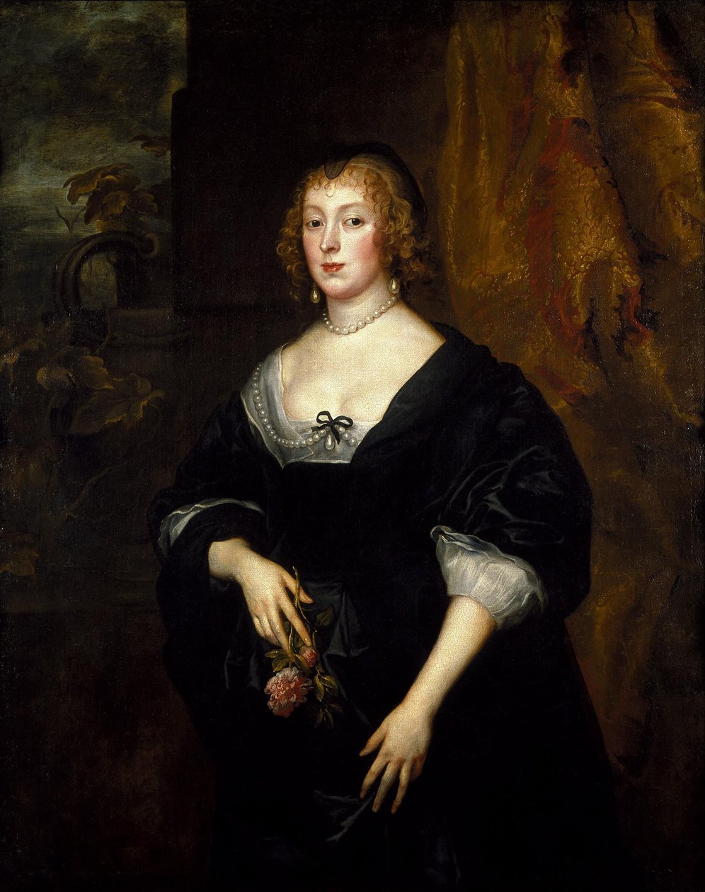 Lady Dacre door Anthony van Dyck