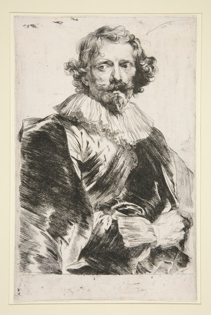 Lucas Vorsterman door Anthony van Dyck