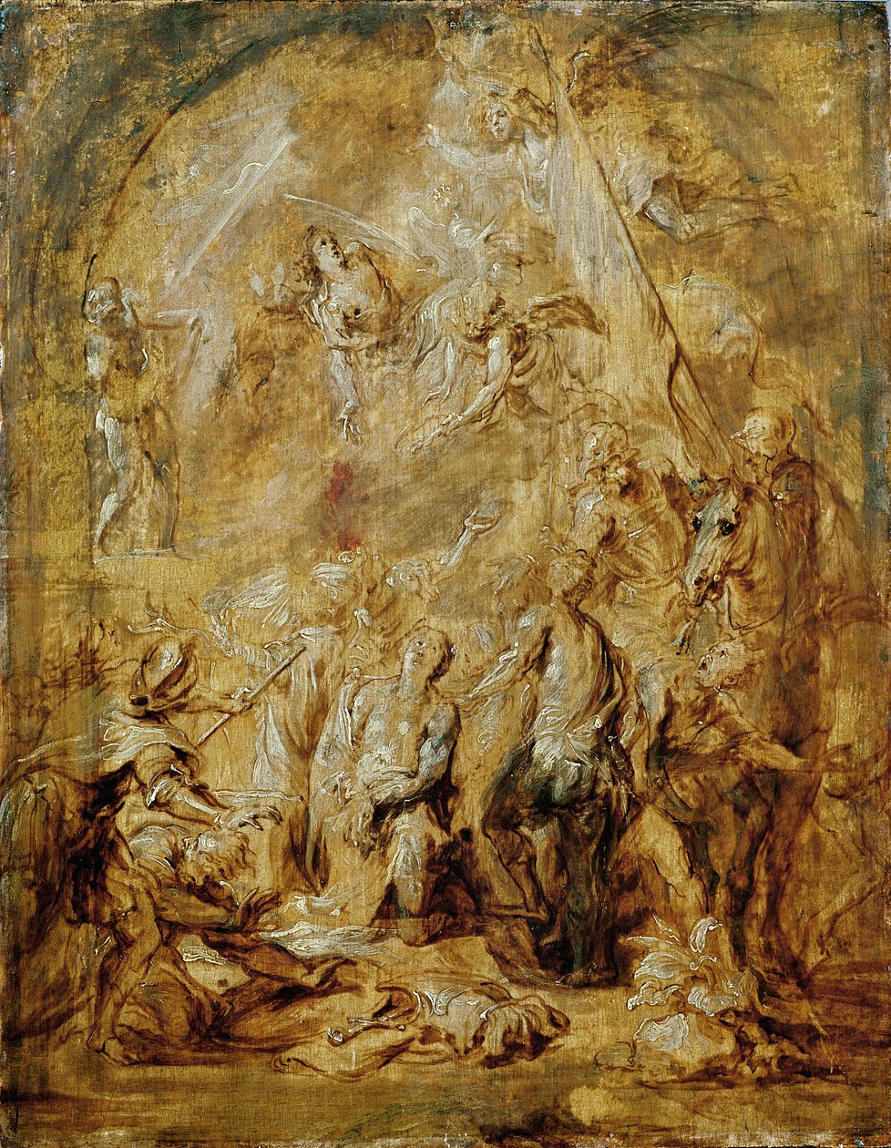 Martelaarschap van Sint Joris door Anthony van Dyck