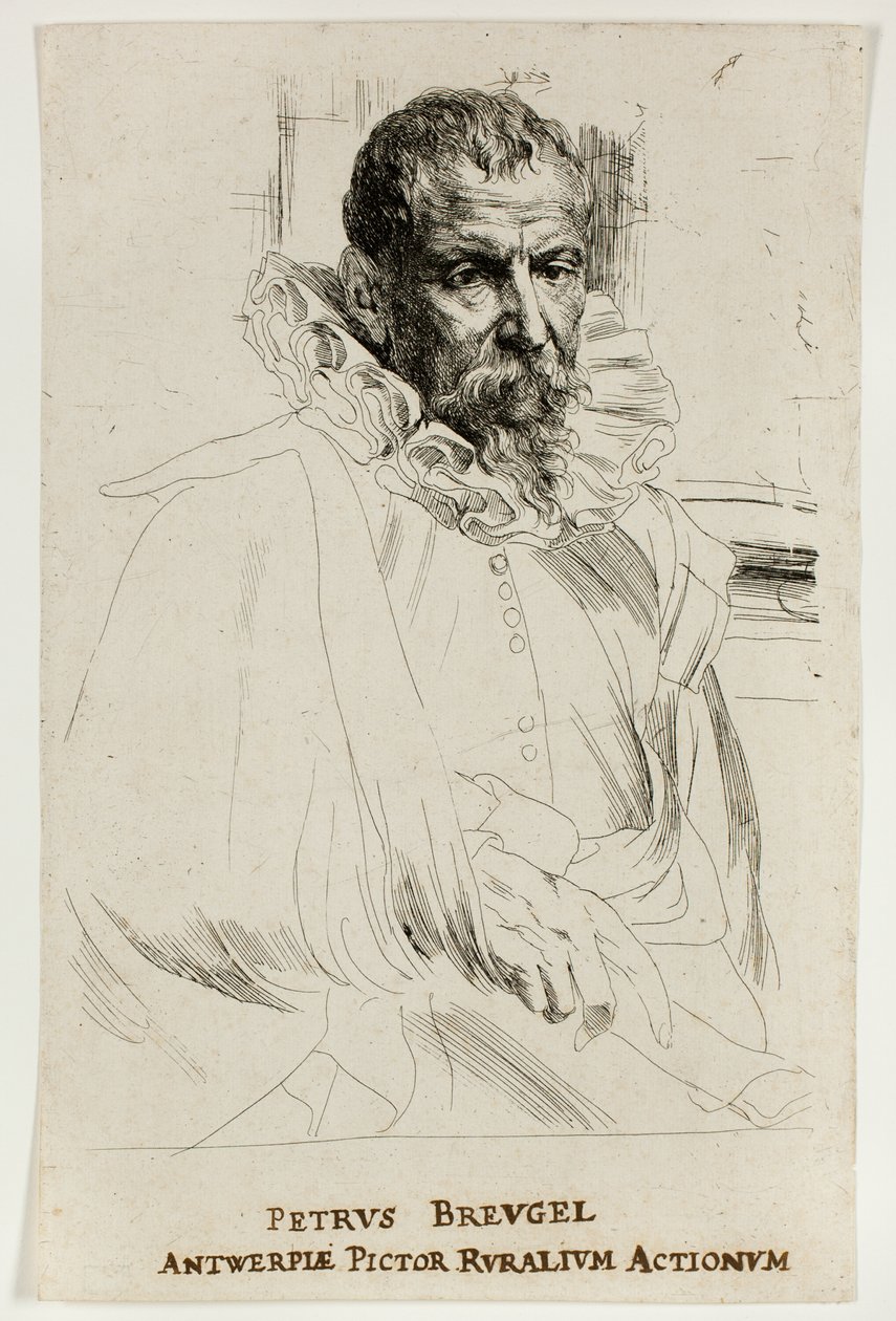 Pieter Brueghel de Jongere door Anthony van Dyck