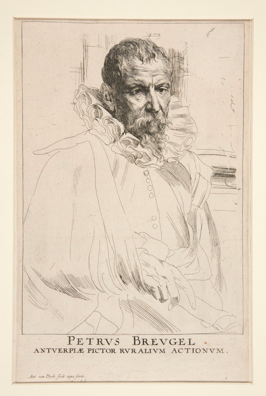 Pieter Brueghel de Jonge door Anthony van Dyck