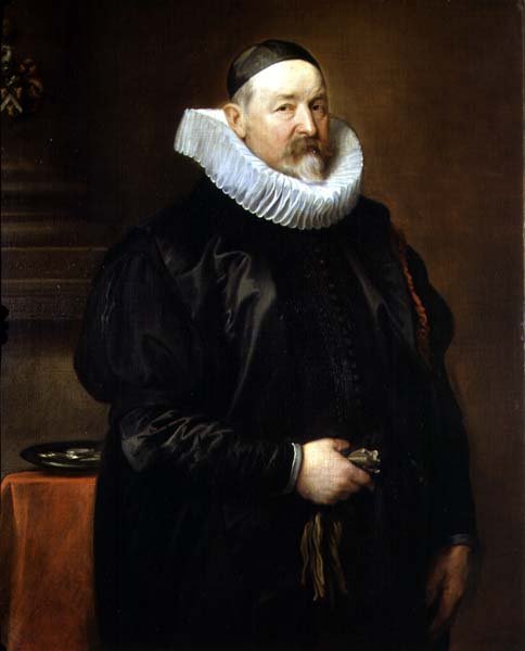 Portret van Adriaen Stevens door Anthony van Dyck