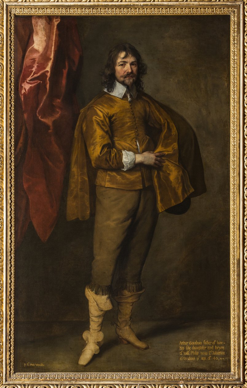 Portret van Arthur Goodwin door Anthony van Dyck