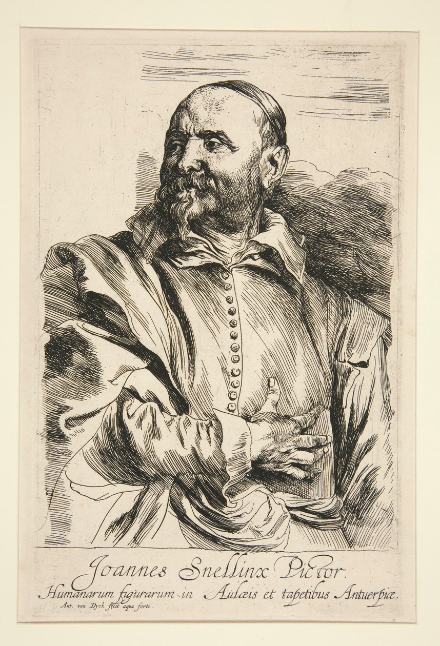 Portret van Jan Snellinx door Anthony van Dyck
