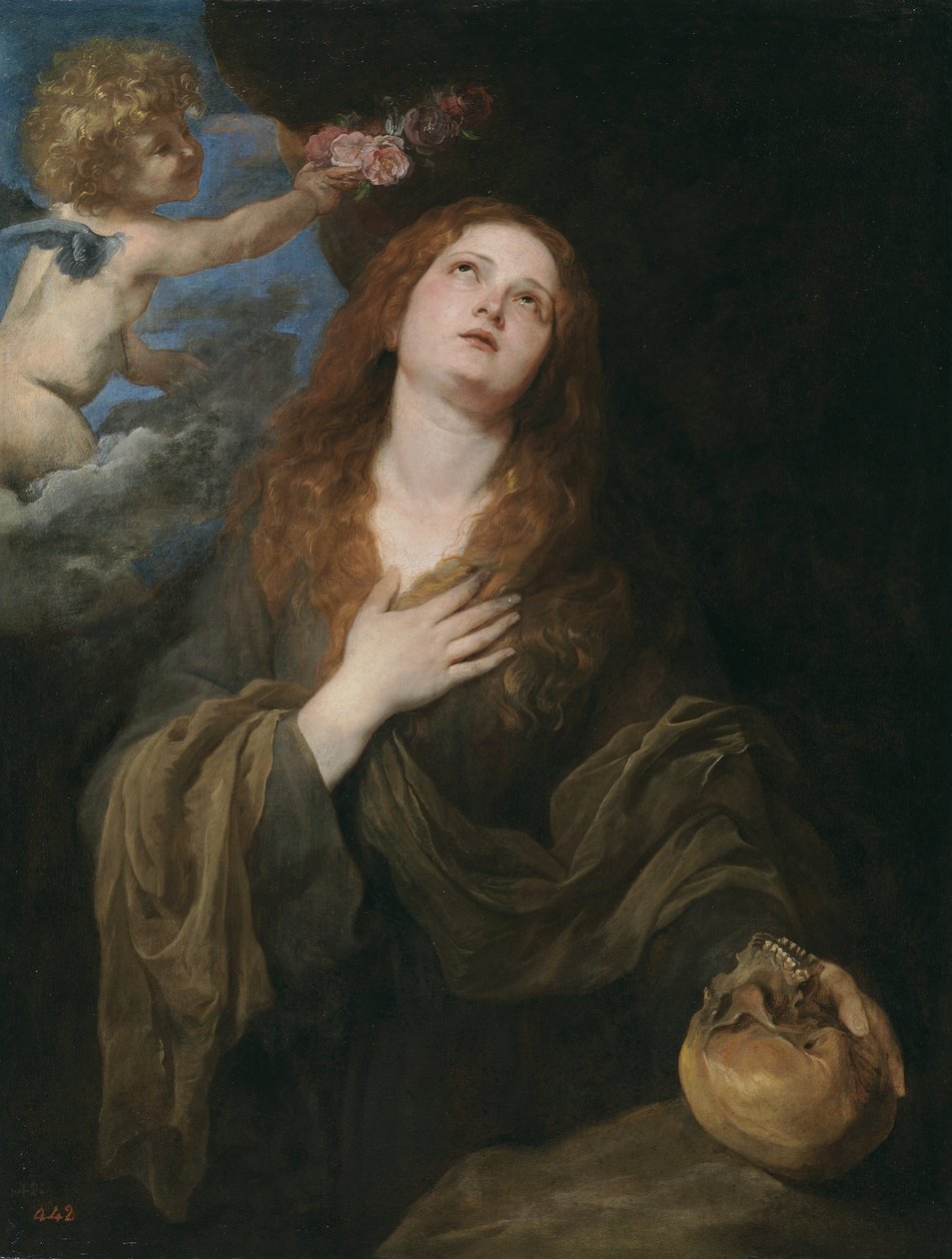 Sint Rosalia door Anthony van Dyck