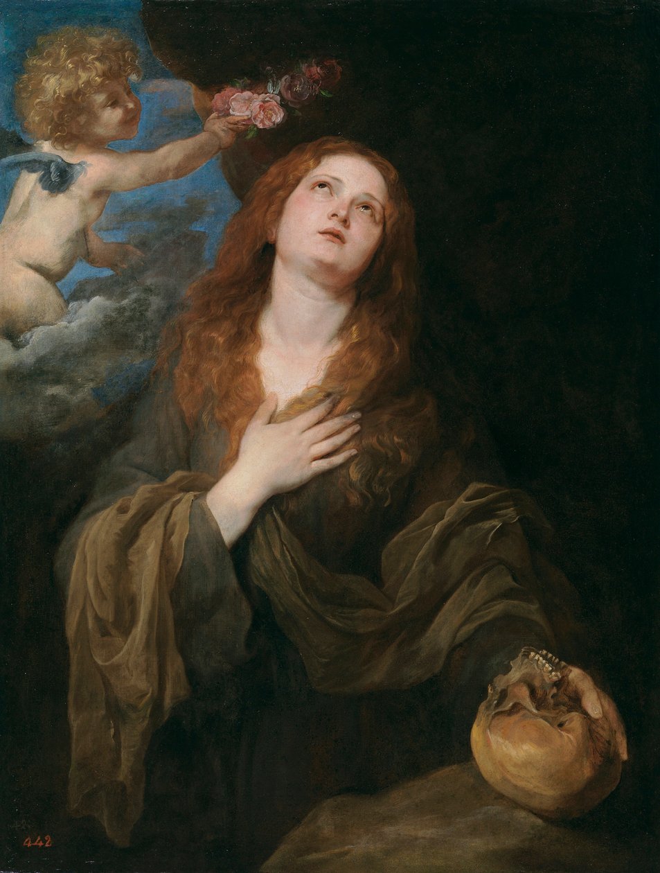 Sint Rosalia door Anthony van Dyck