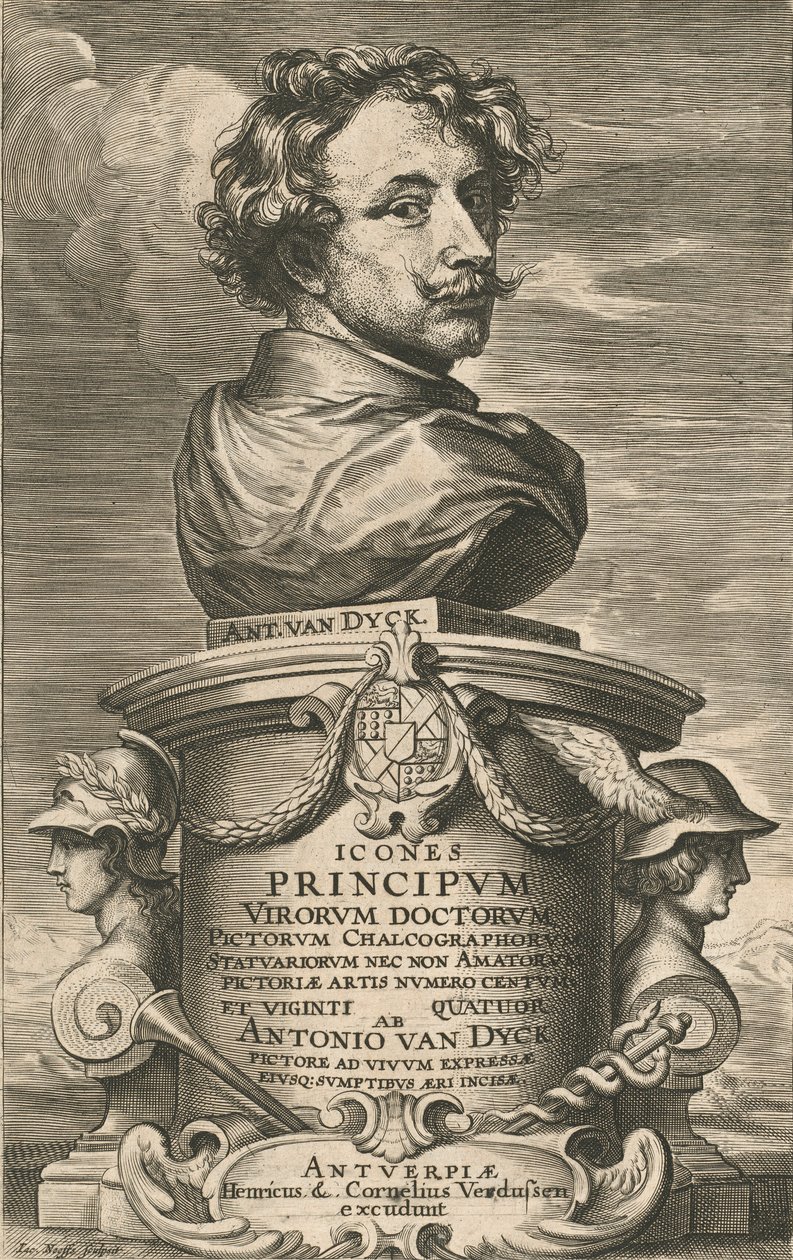Zelfportret, waarschijnlijk 1626-1641 door Anthony van Dyck
