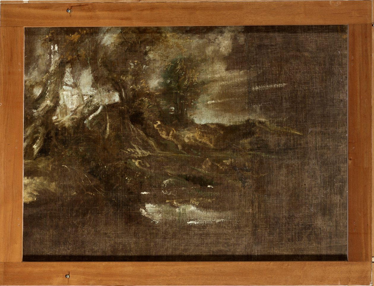 Bosrijk landschap door Anthony van Dyck