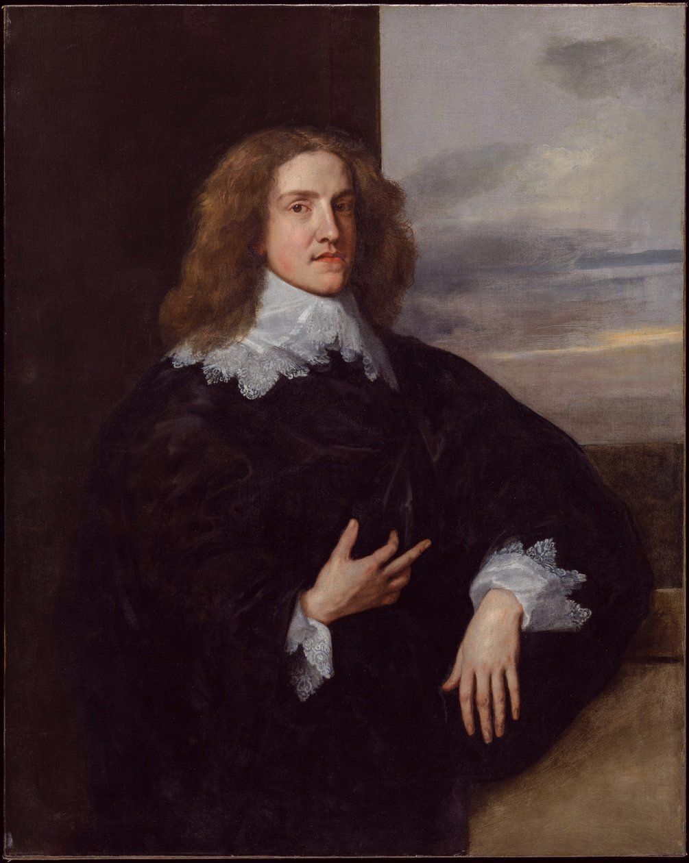 Jonge heer (graaf van Downe) door Anthony van Dyck