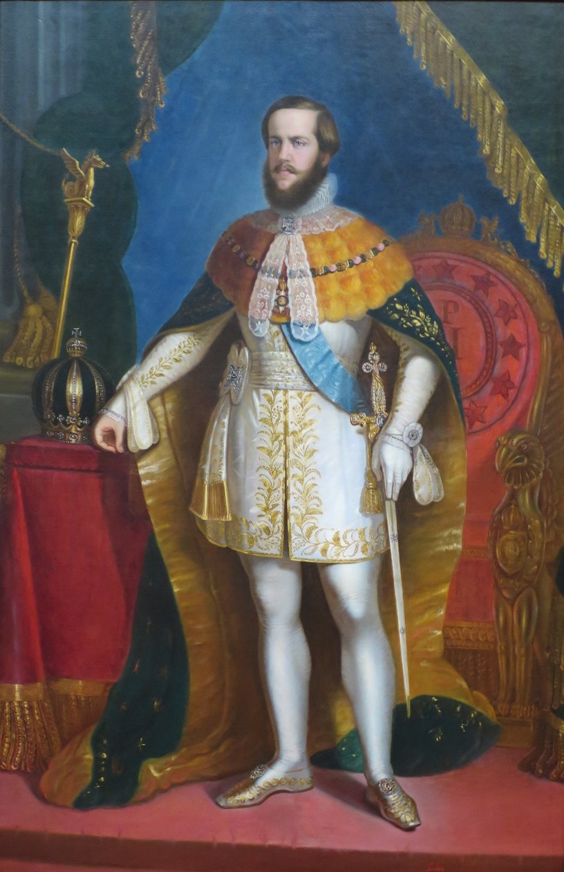 Portret van keizer D. Pedro II door Antônio Sousa de Lobo