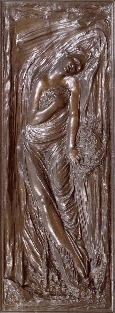 Ophelia, 1876 door Antoine Augustin Preault