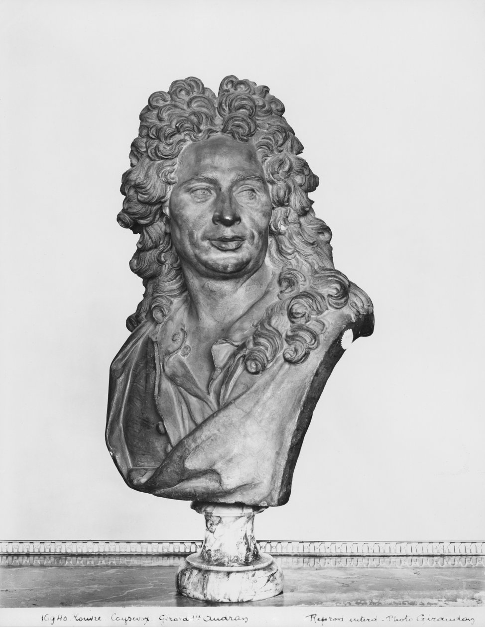 Buste van Gerard Audran door Antoine Coysevox