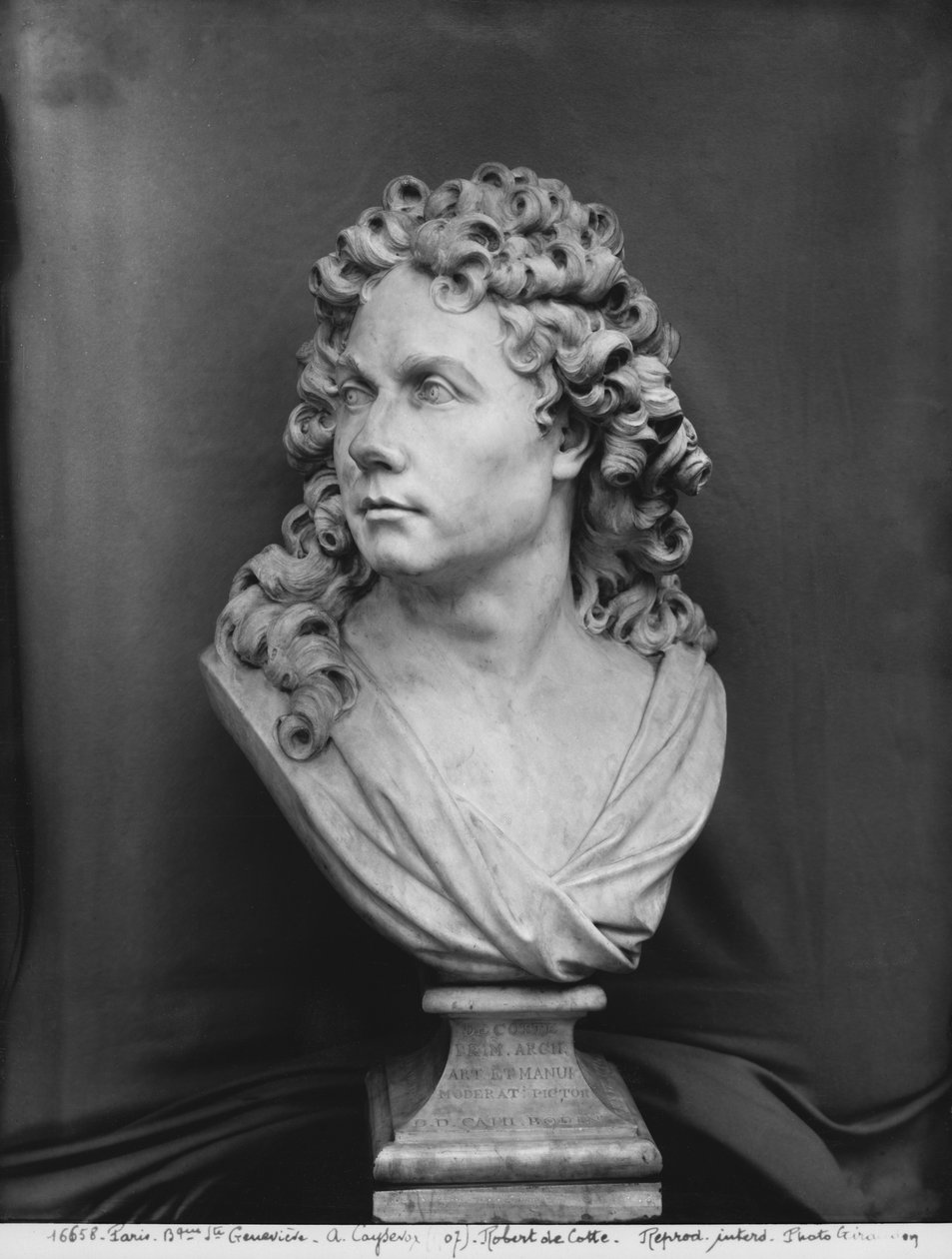 Buste van Robert de Cotte, 1707 door Antoine Coysevox