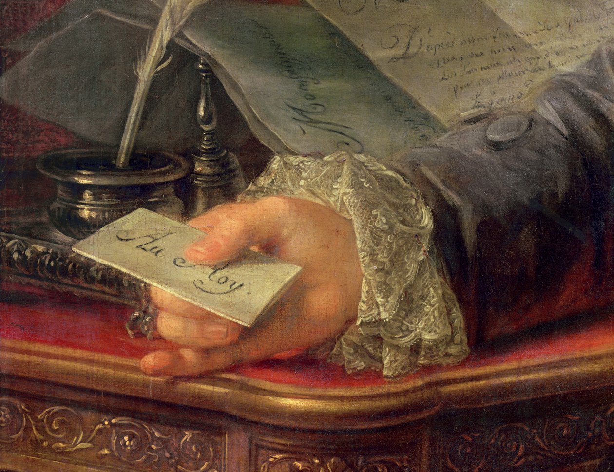 Charles Gravier (1719-87) Graaf van Vergennes (detail) door Antoine François Callet